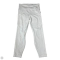 Athletic Leggings By Yogalicious In White, Size: L