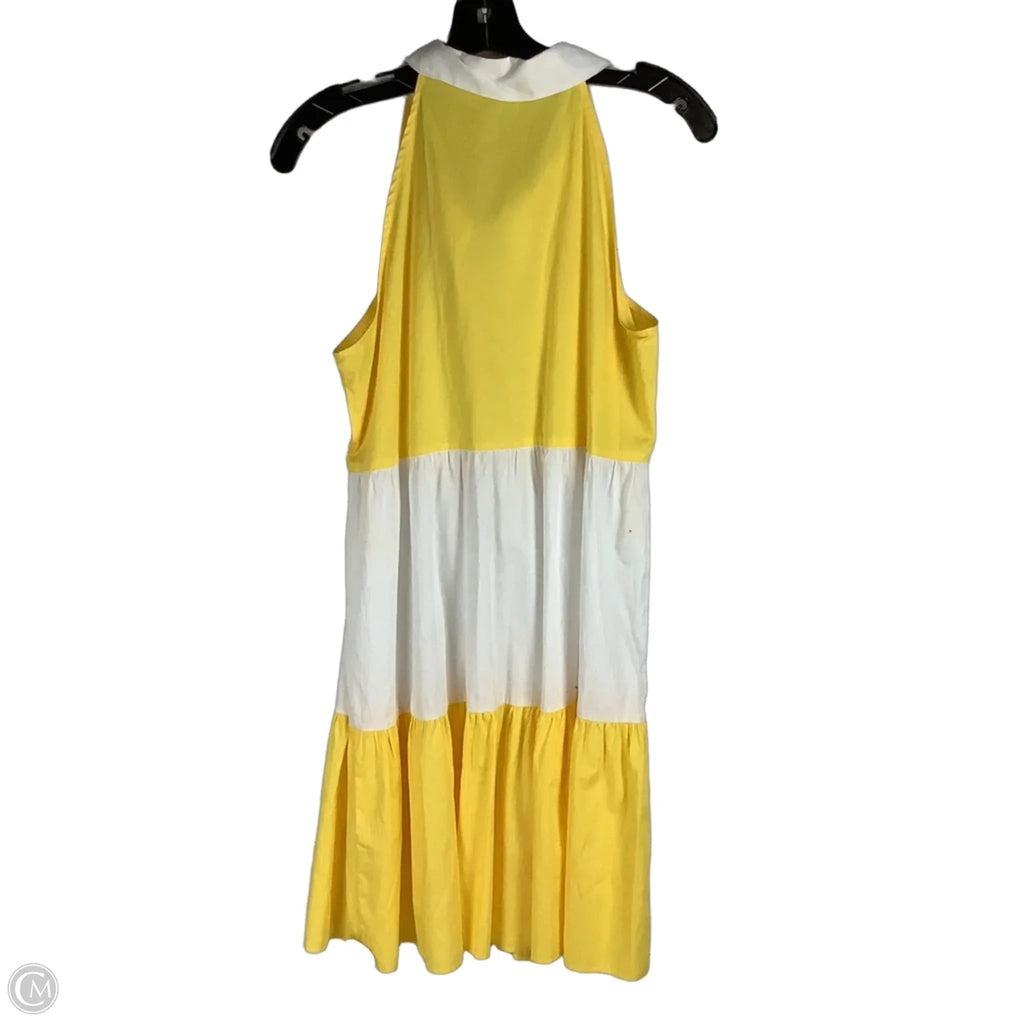Dress Casual Short By Eliza J In Yellow, Size: 10