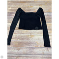 Top Long Sleeve By Abercrombie And Fitch In Black, Size: S