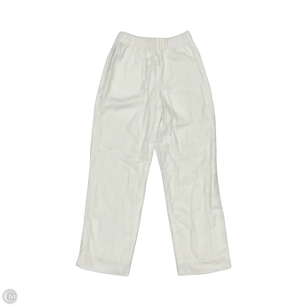 Pants Wide Leg By Abercrombie And Fitch In White, Size: S