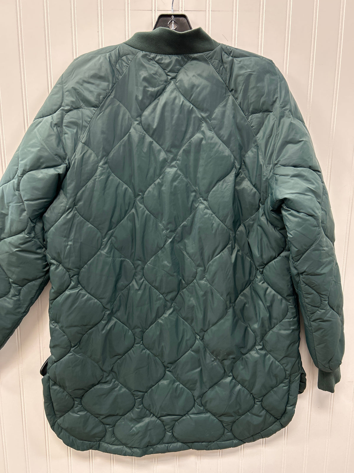 Coat Puffer & Quilted By Flx In Green, Size:S