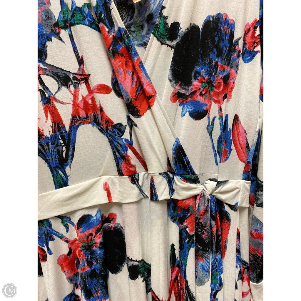 Dress Casual Maxi By Clothes Mentor In White, Size: 2x