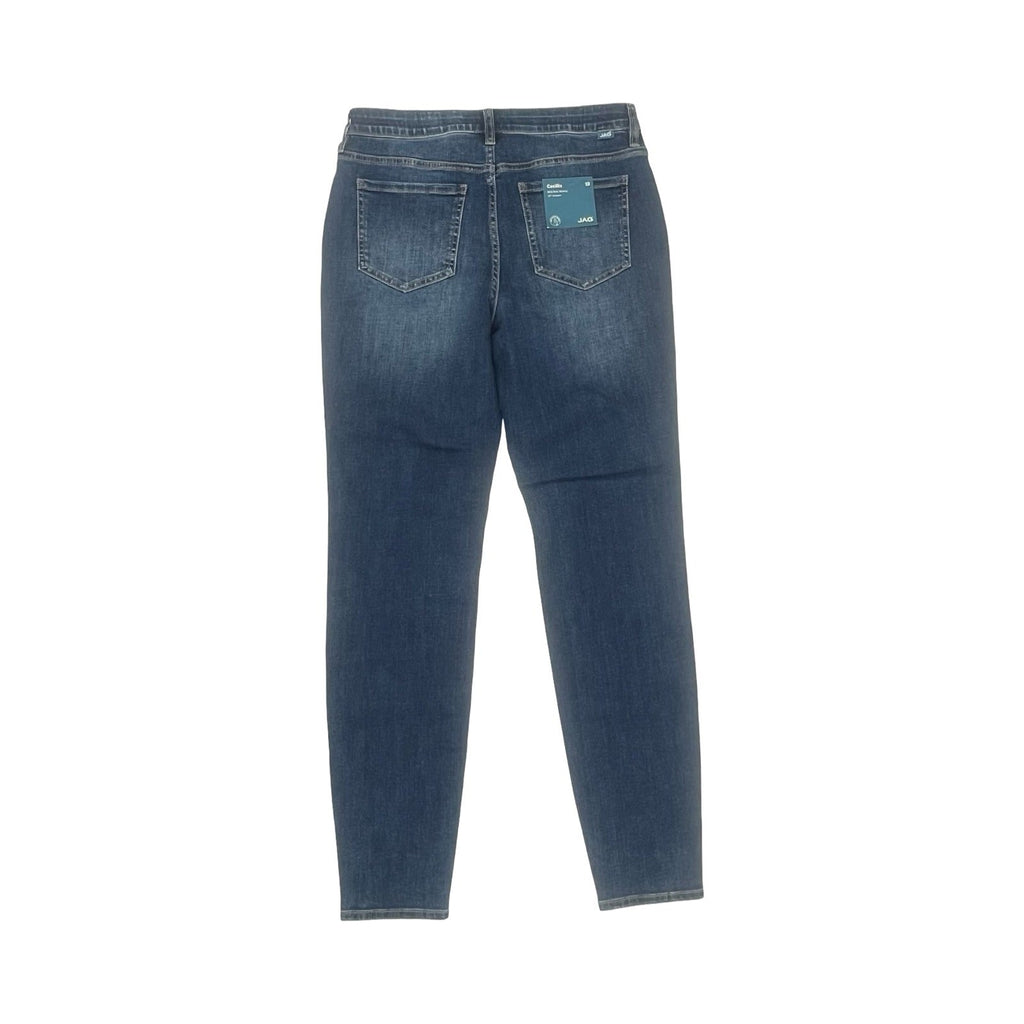 Jeans Skinny By Jag In Blue Denim, Size:12