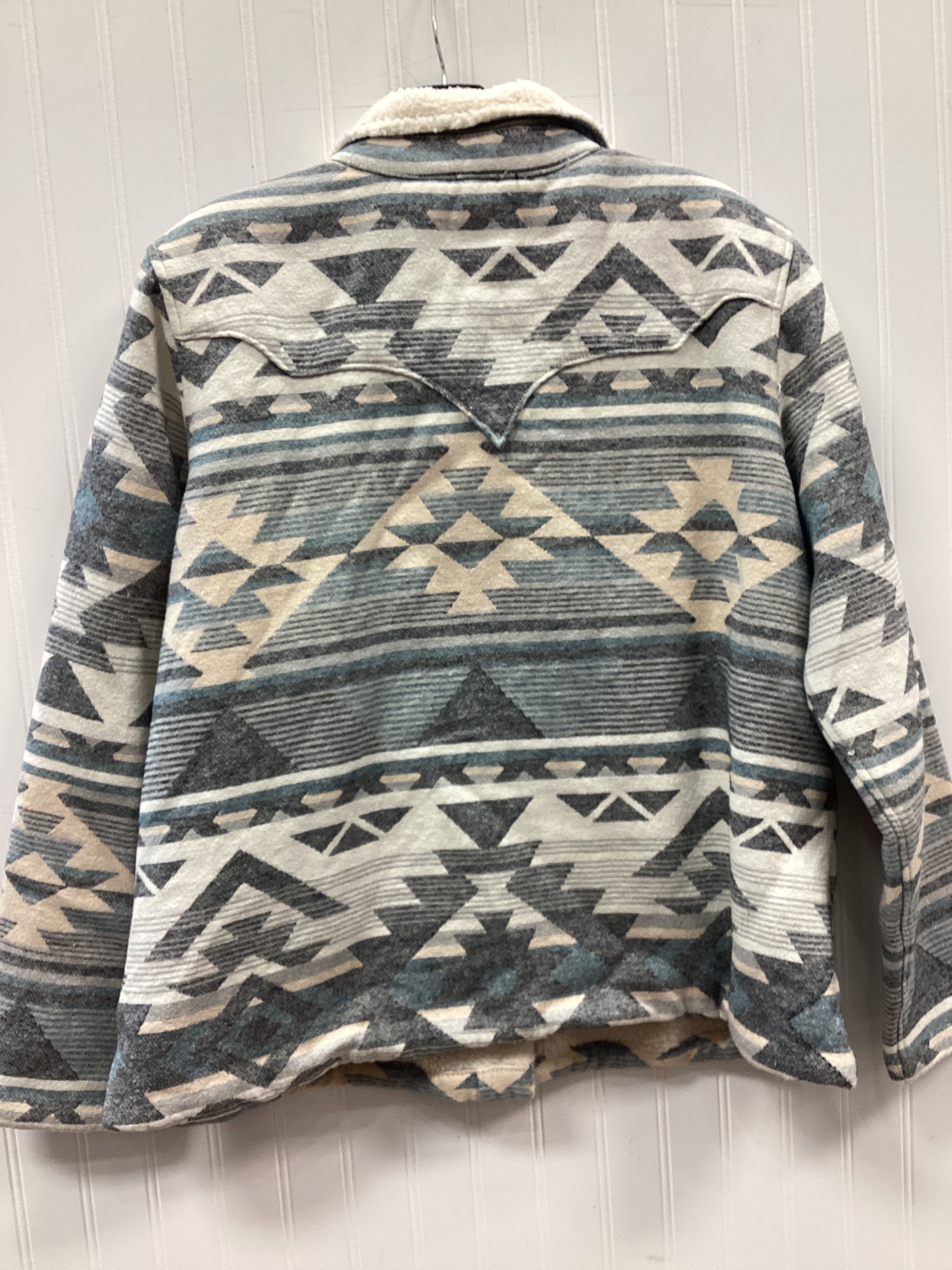 Jacket Fleece By Wrangler In Blue, Size:Xl
