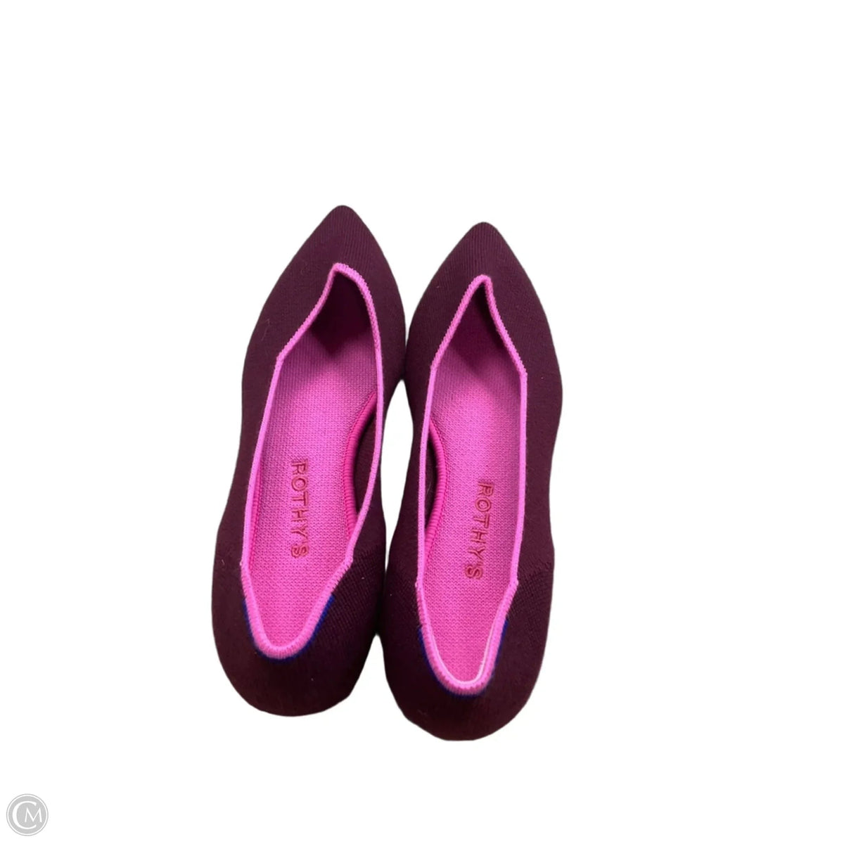 Shoes Flats By Rothys In Maroon, Size: 7.5