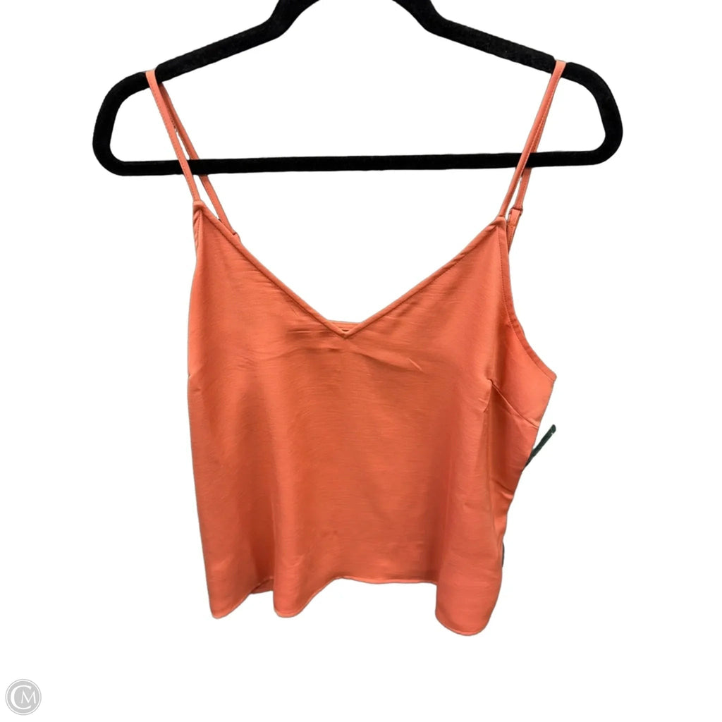 Tank Top By A New Day In Orange, Size: L