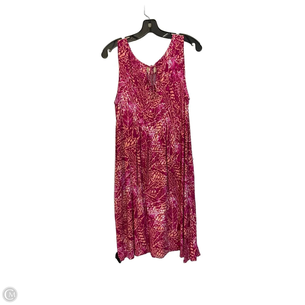 Dress Casual Midi By Sonoma In Pink, Size: M
