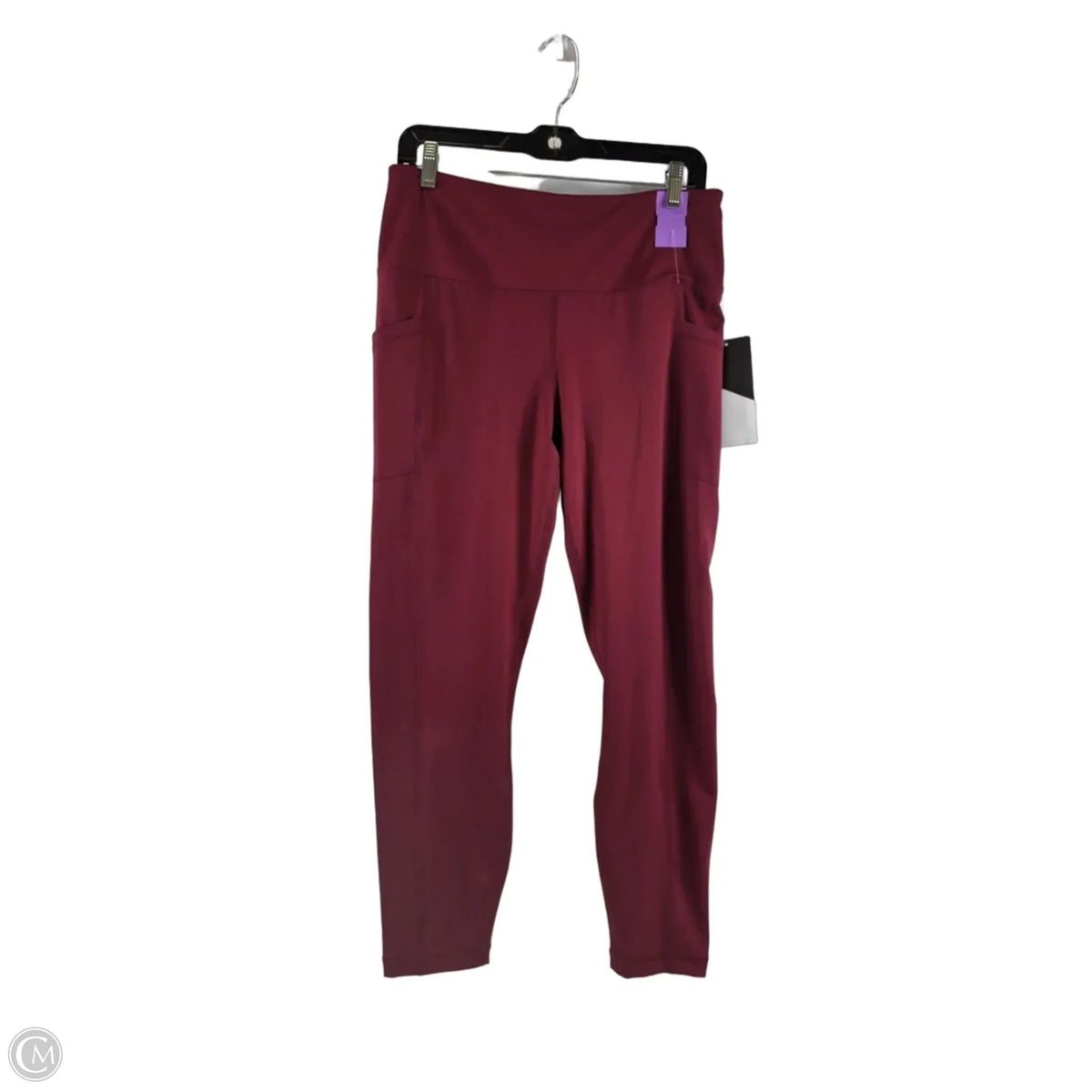 Athletic Leggings By 90 Degrees By Reflex In Red, Size: Xl
