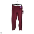 Athletic Leggings By 90 Degrees By Reflex In Red, Size: Xl