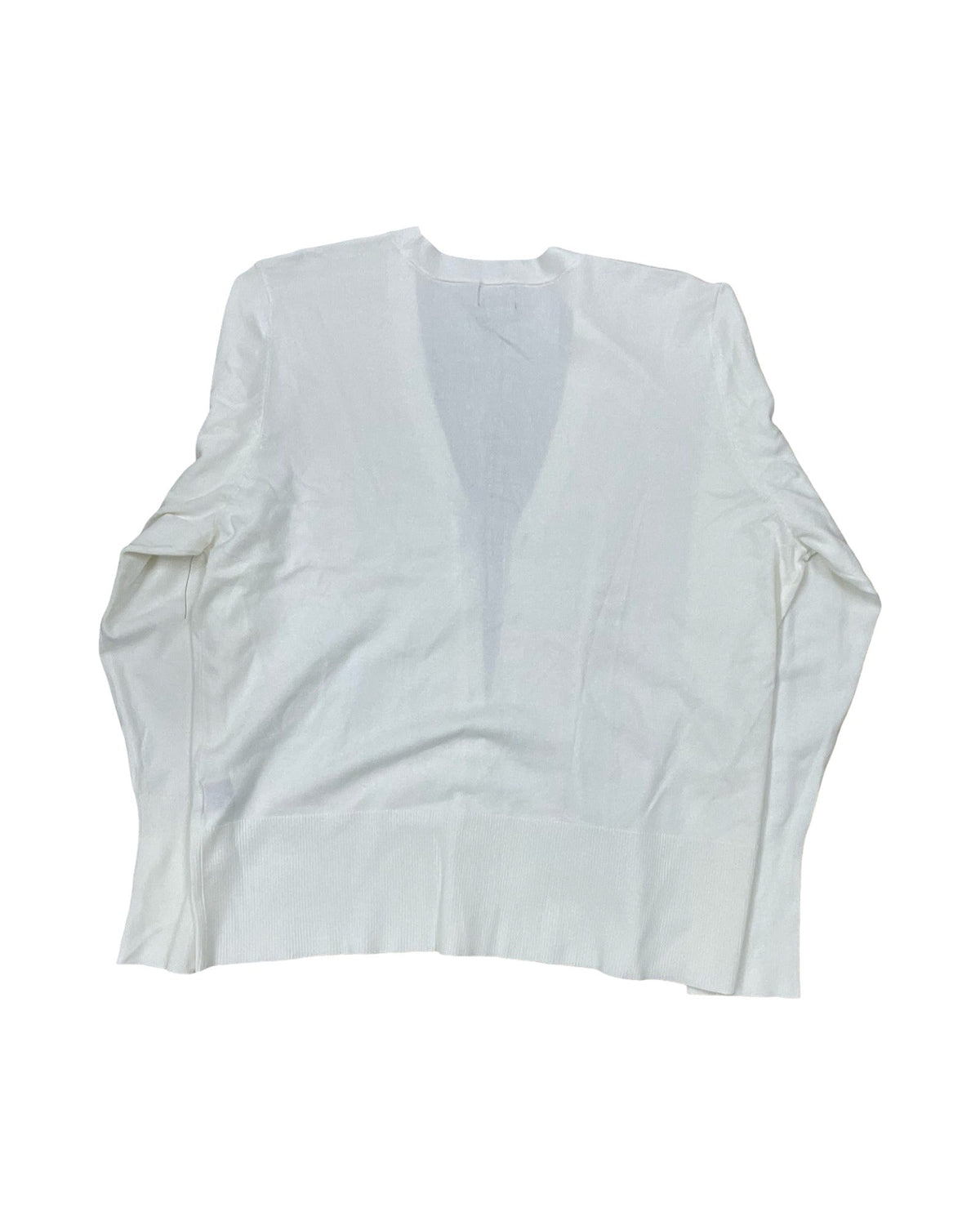Cardigan By Worthington In Cream, Size:1X