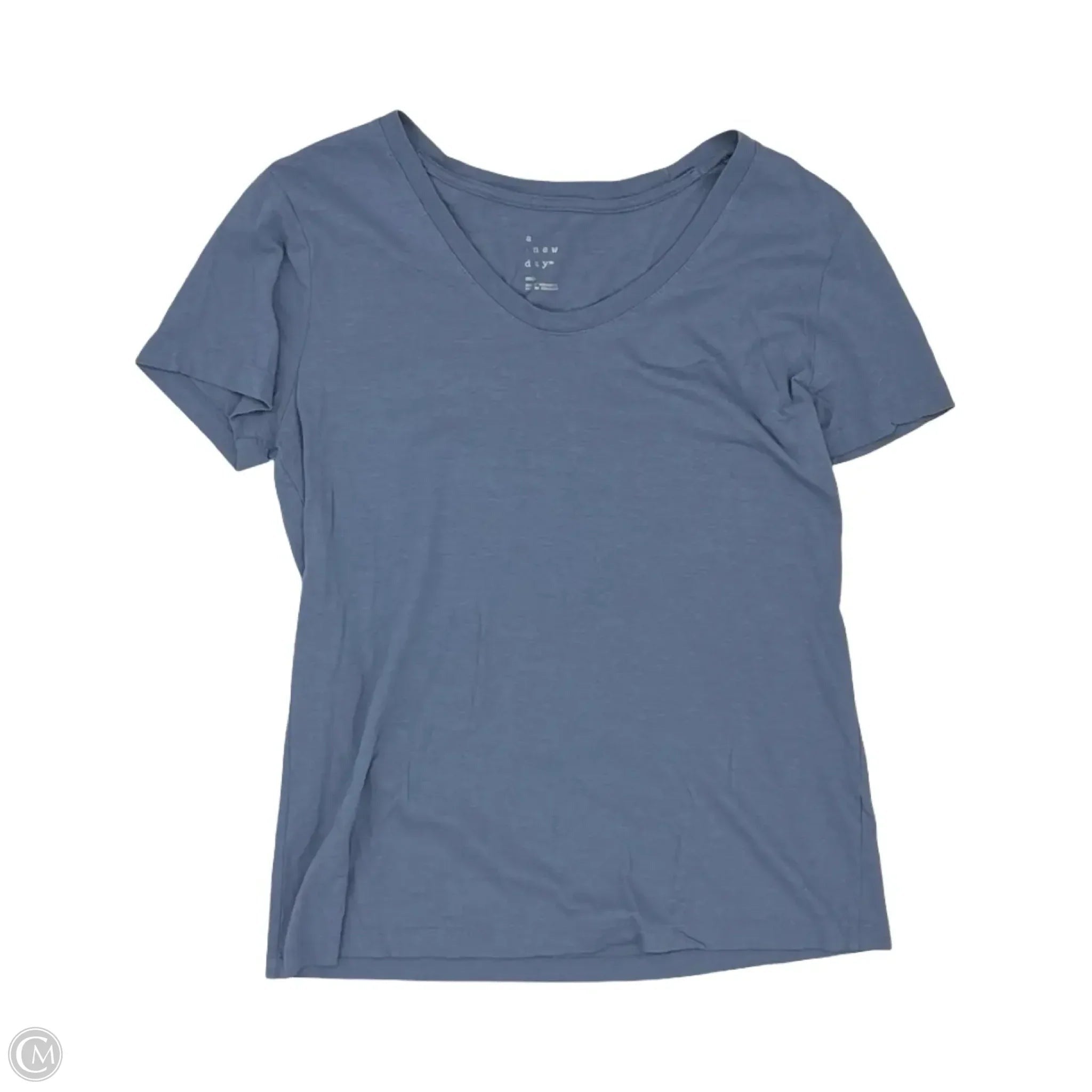 Top Short Sleeve By A New Day In Blue, Size: S