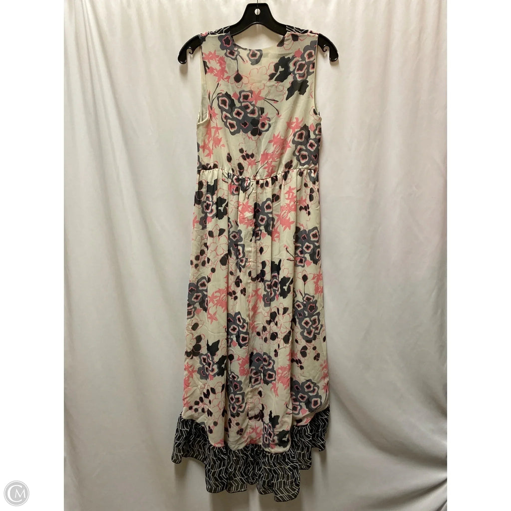 Dress Casual Maxi By New York And Co In Black & Pink, Size: M