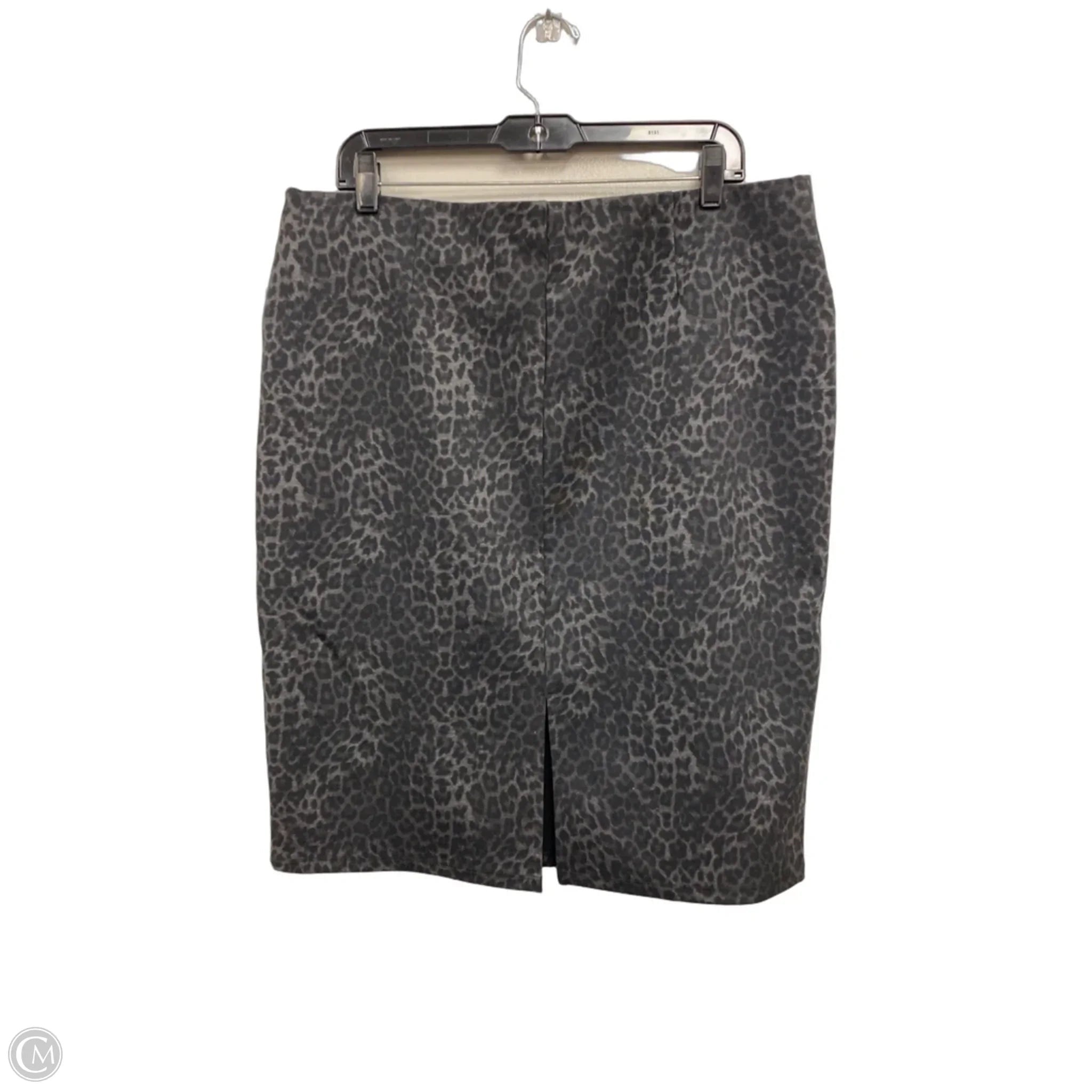 Skirt Midi By 89th And Madison In Black & Grey, Size: Xl