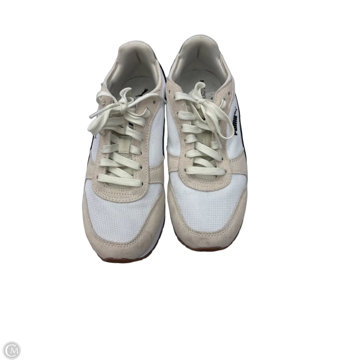 Shoes Athletic By Puma In Black & Cream, Size: 8