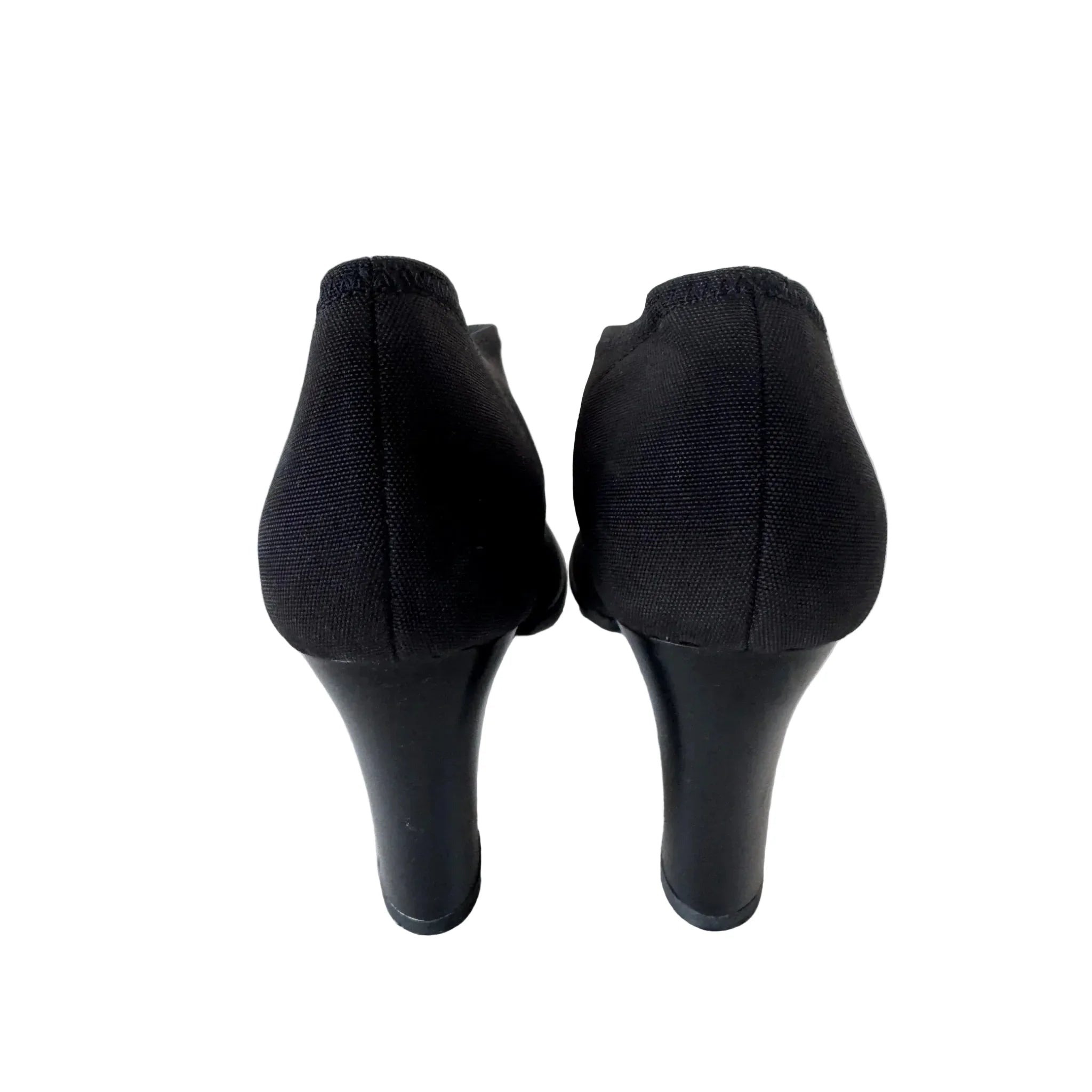 Sandals Heels Block By Calvin Klein In Black, Size: 6.5