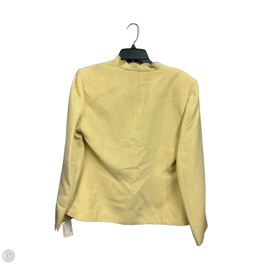 Blazer By Le Suit In Yellow, Size: M