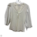 Top Long Sleeve By Chicos In White, Size: M