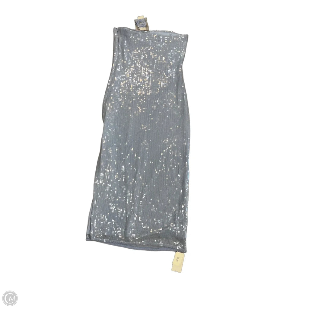 Dress Party Midi By Abercrombie And Fitch In Blue, Size: L