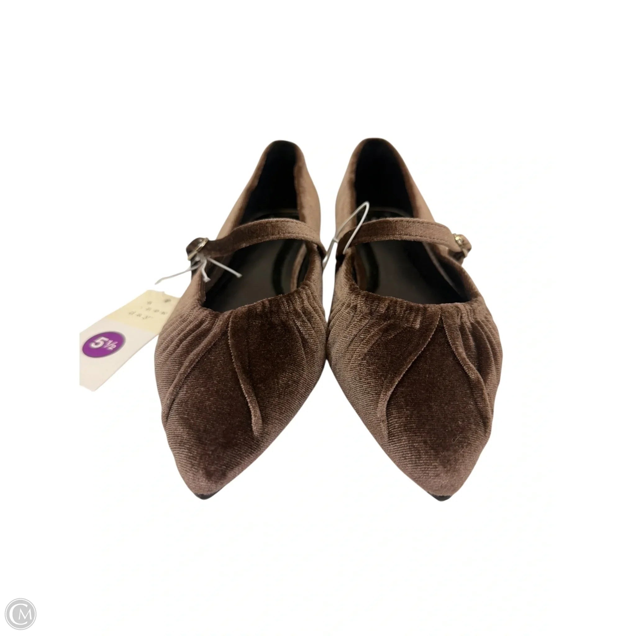 Shoes Flats By A New Day In Brown, Size: 5.5