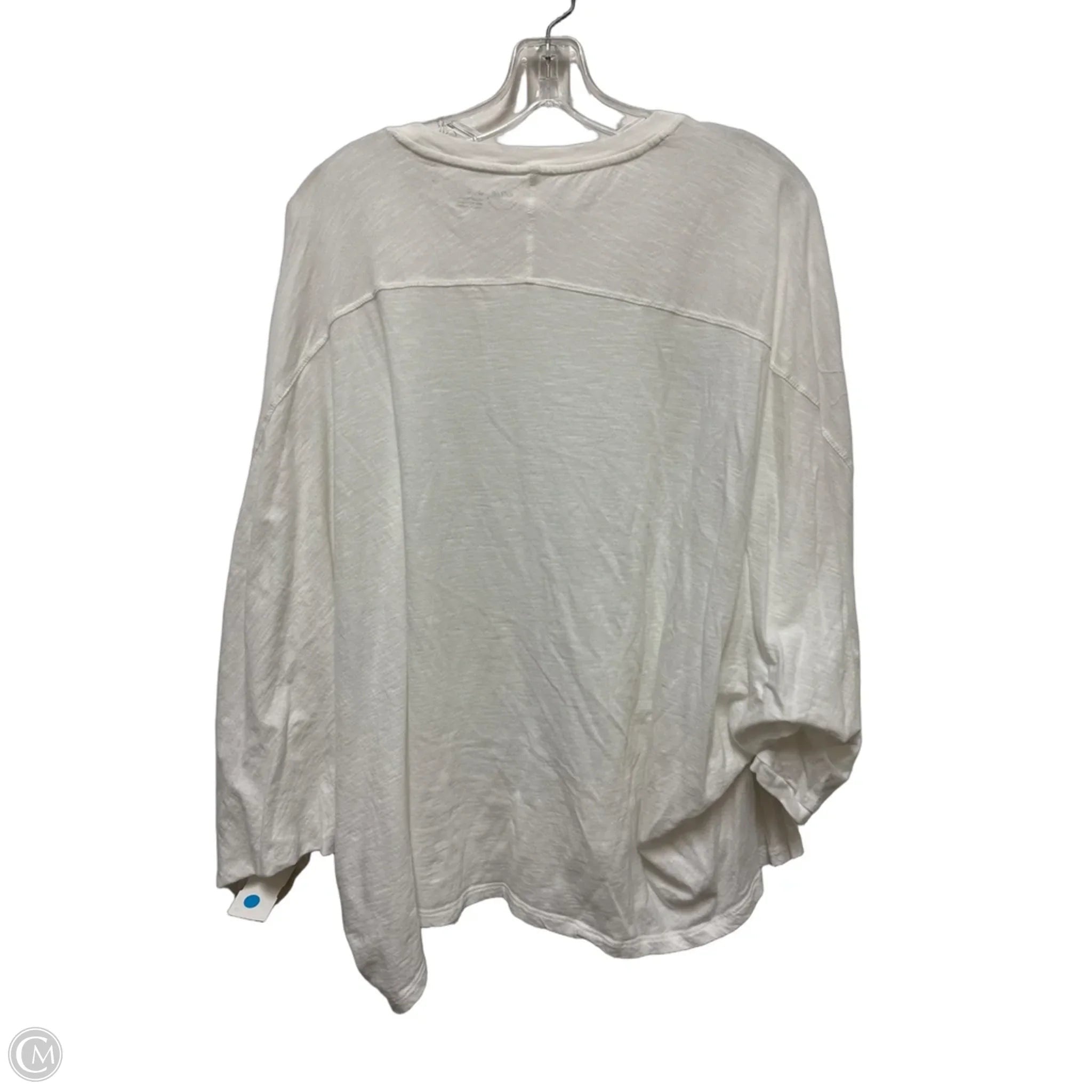 Top Long Sleeve Basic By Aerie In White, Size: 1x