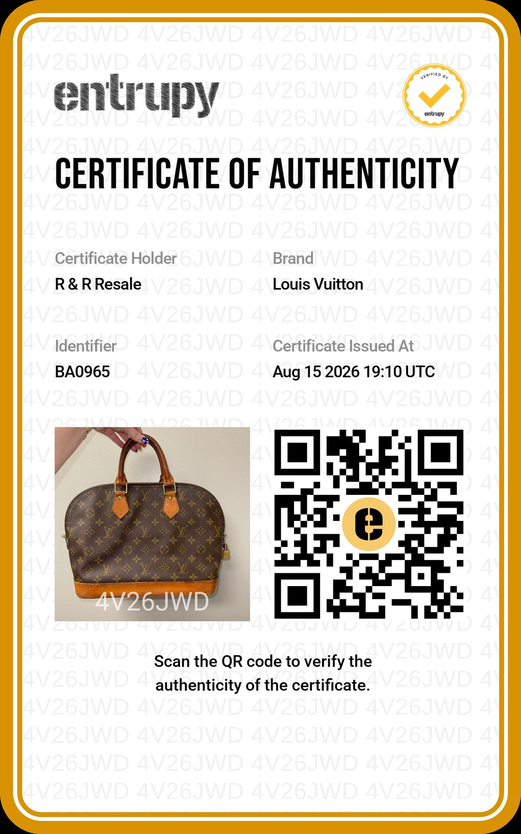 Alma Monogram By Louis Vuitton, Size: Medium