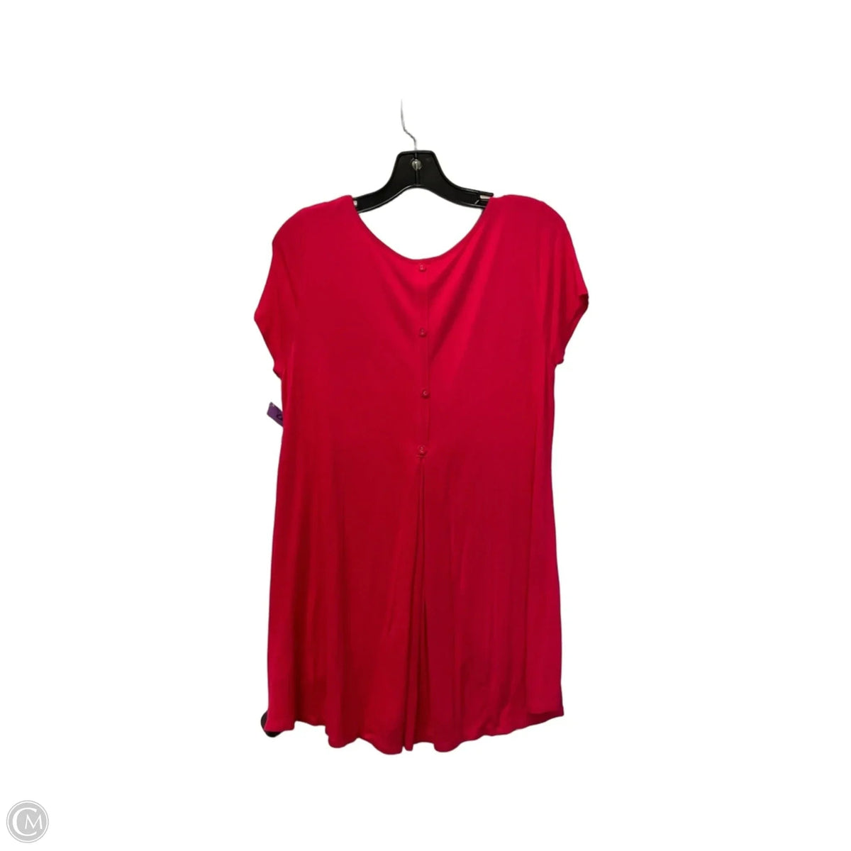 Top Short Sleeve Basic By Cable And Gauge In Pink, Size: L