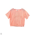 Top Short Sleeve By Kta In Pink & Tan, Size: 1x