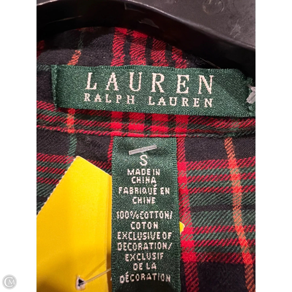 Top Long Sleeve By Lauren By Ralph Lauren In Red, Size: S