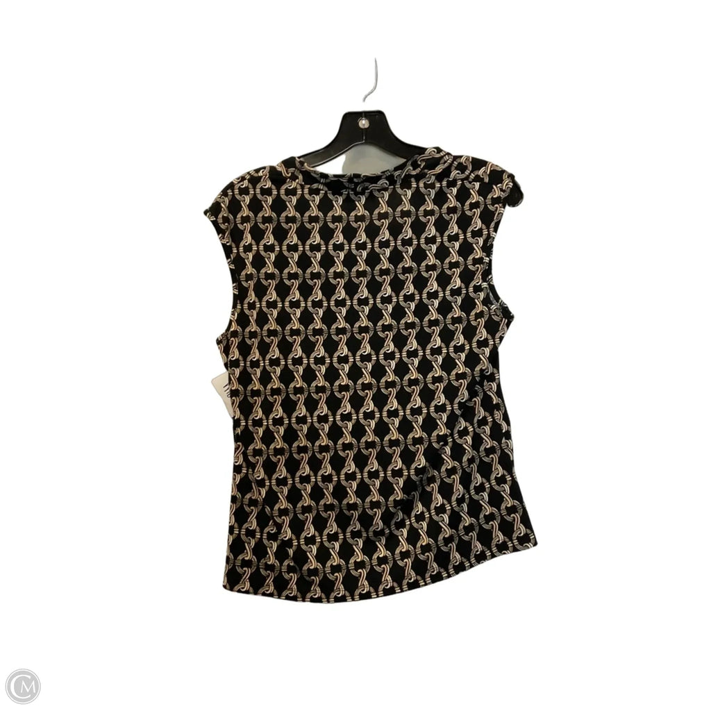 Top Sleeveless By Kasper In Black, Size: M
