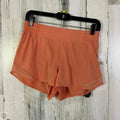 Athletic Shorts By Lululemon In Peach, Size: 8
