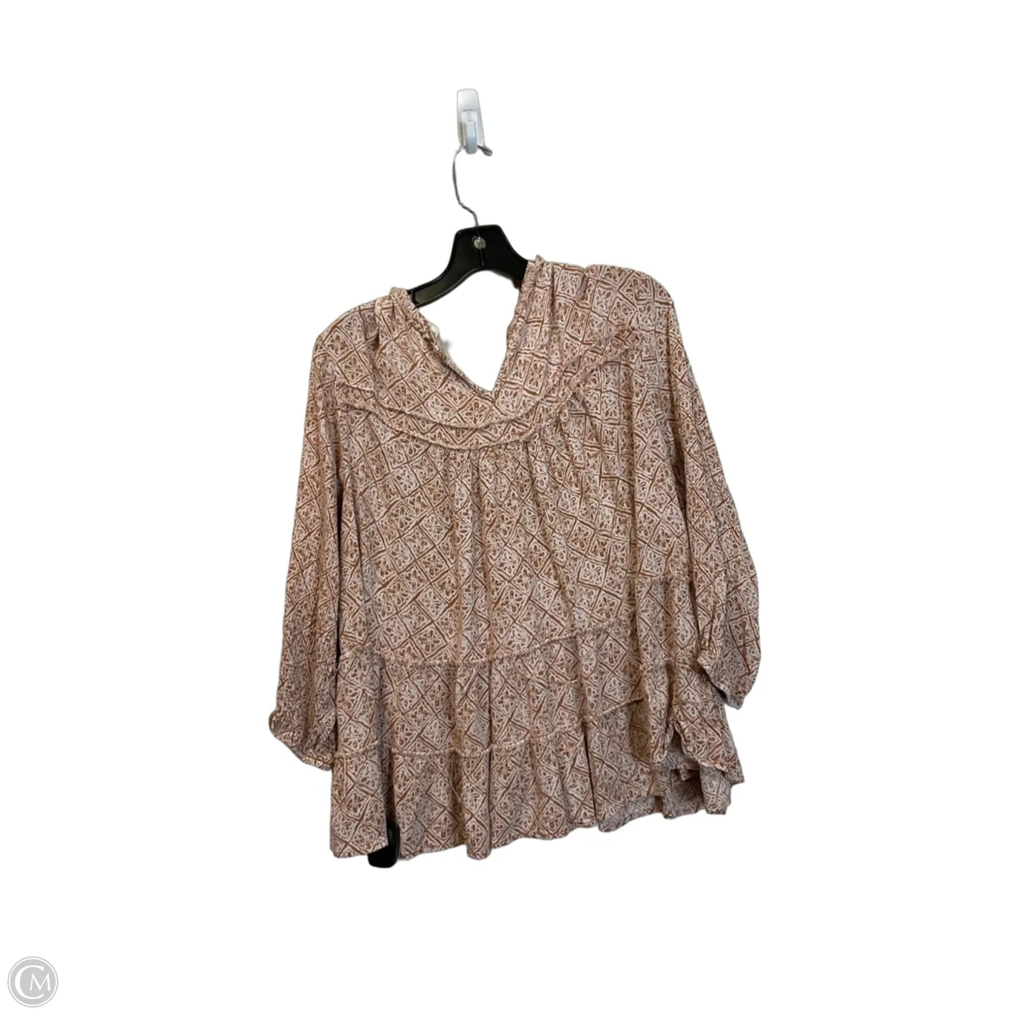 Top Long Sleeve By Altard State In Orange, Size: S