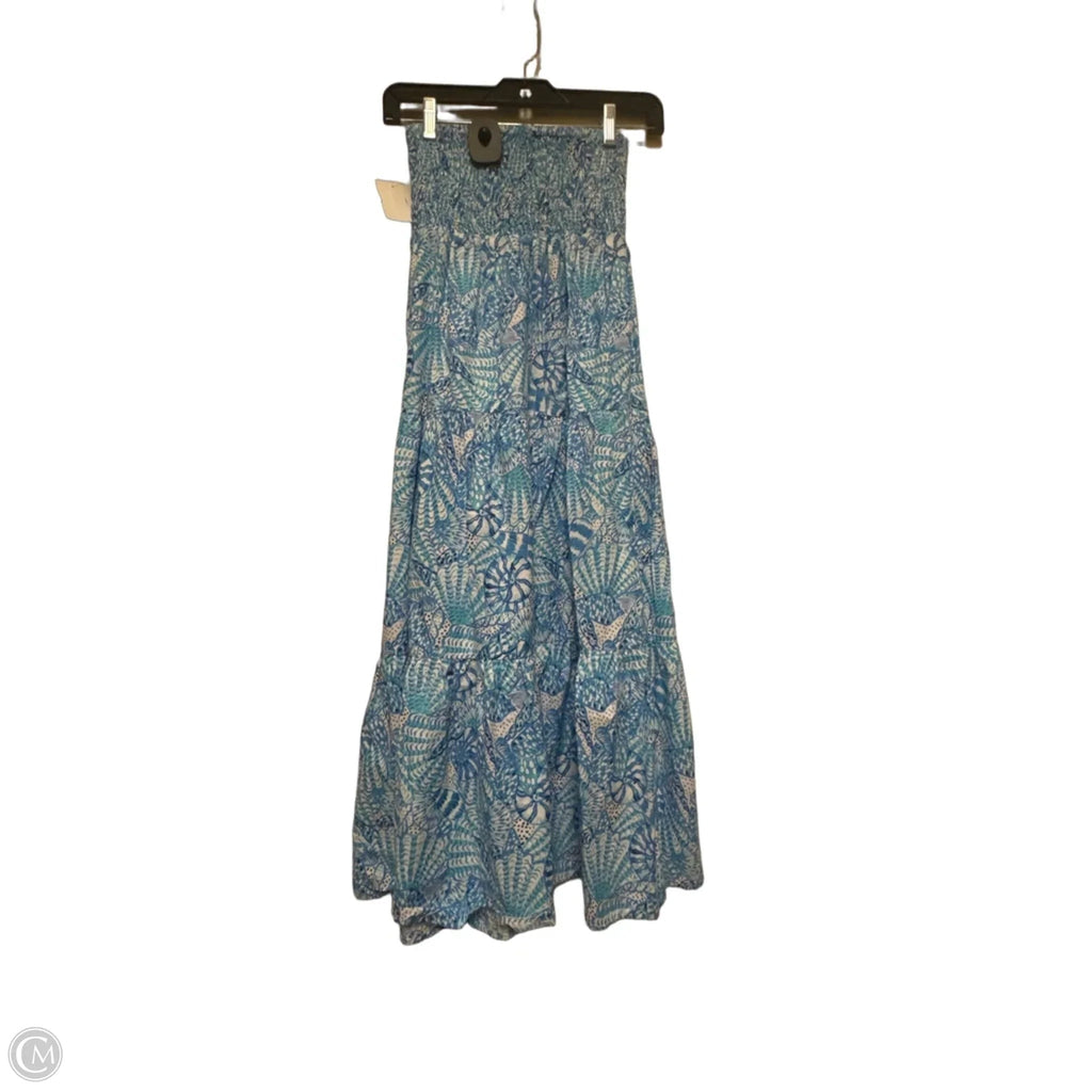 Skirt Designer By Lilly Pulitzer In Blue & White, Size: Xs