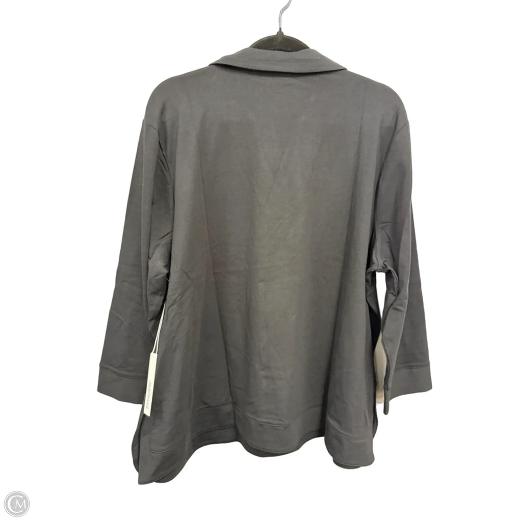 Top 3/4 Sleeve By Chicos In Black, Size: Xxl