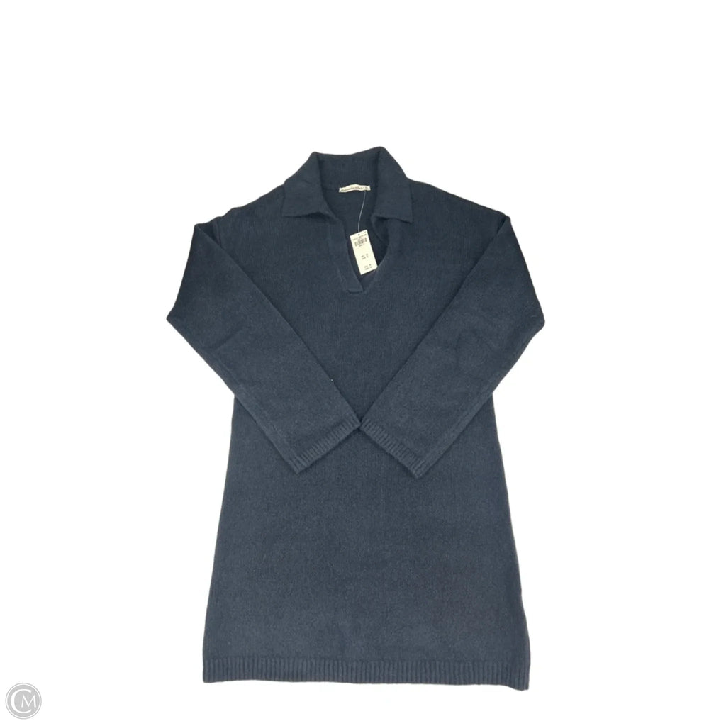 Dress Sweater By Abercrombie And Fitch In Navy, Size: S