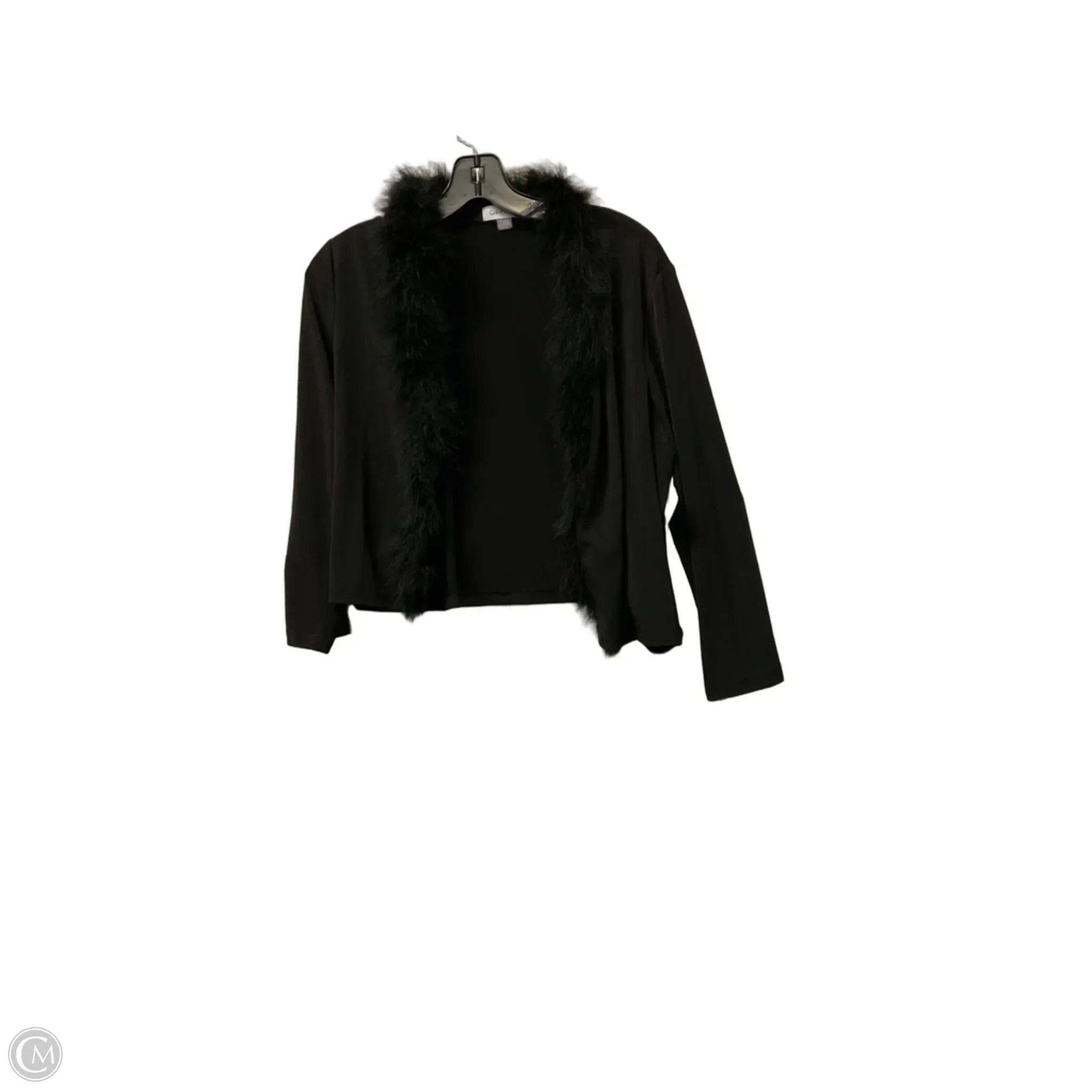 Cardigan By Calvin Klein In Black, Size: Xl
