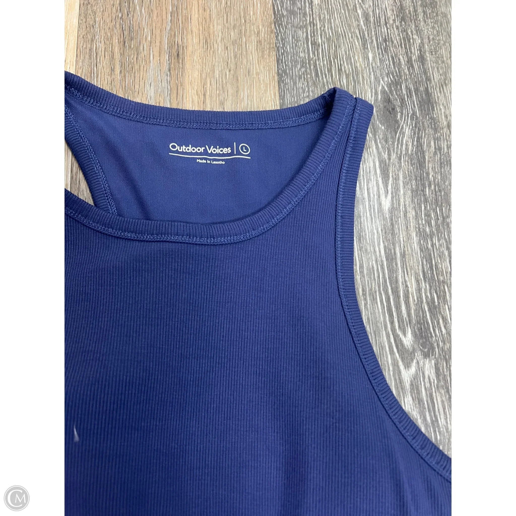 Athletic Tank Top By Outdoor Voices In Purple, Size: L