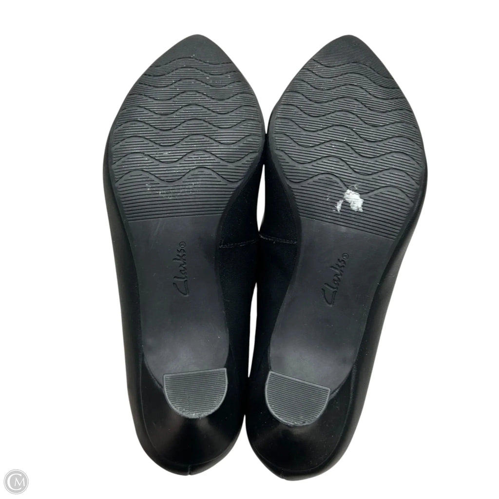 Shoes Heels Kitten By Clarks In Black, Size: 8