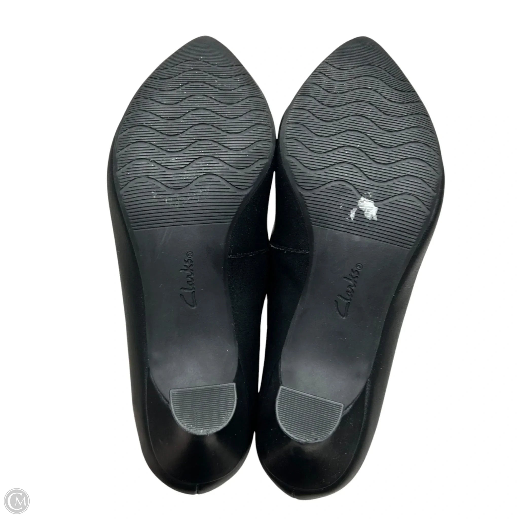 Shoes Heels Kitten By Clarks In Black, Size: 8