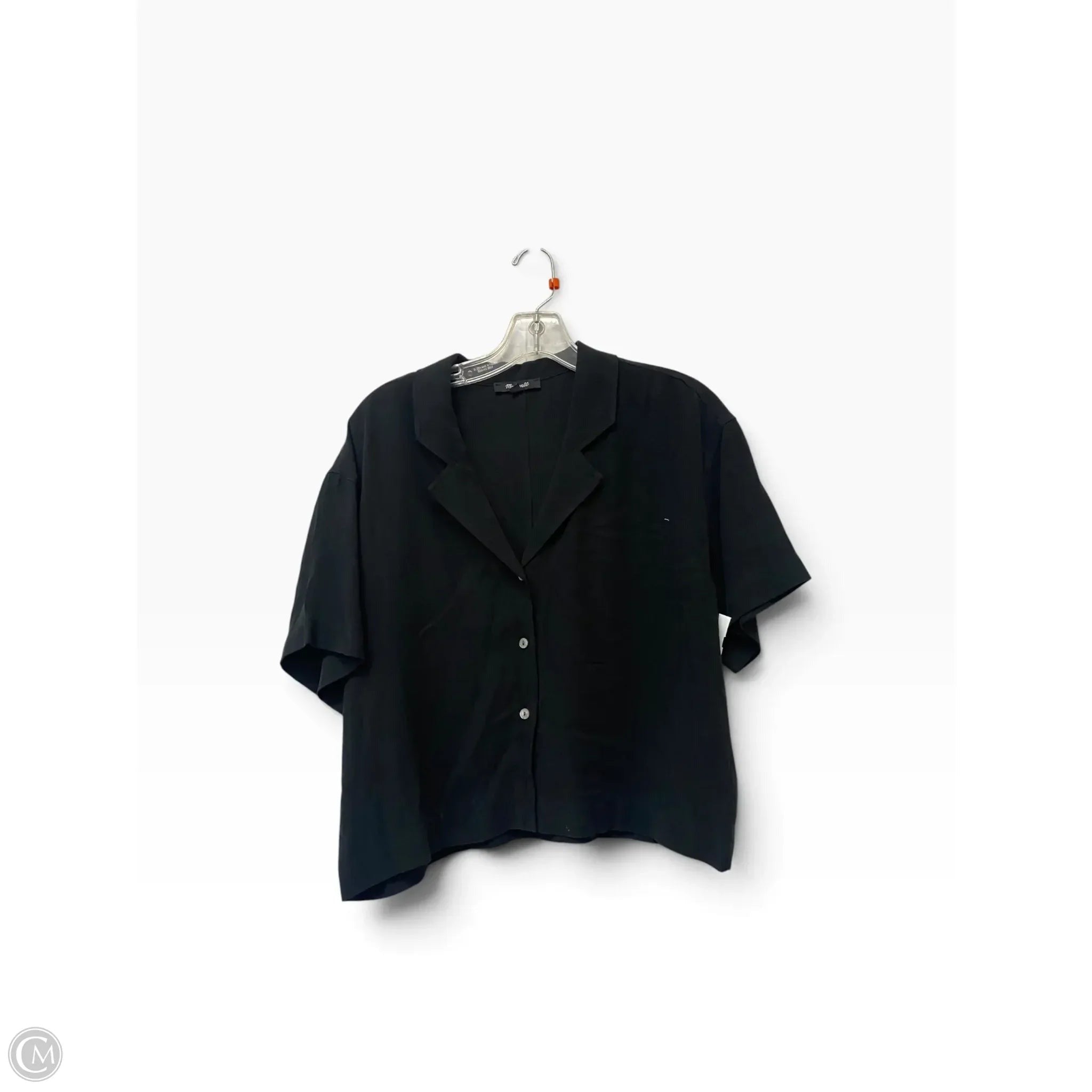 Top Short Sleeve By Madewell In Black, Size: M