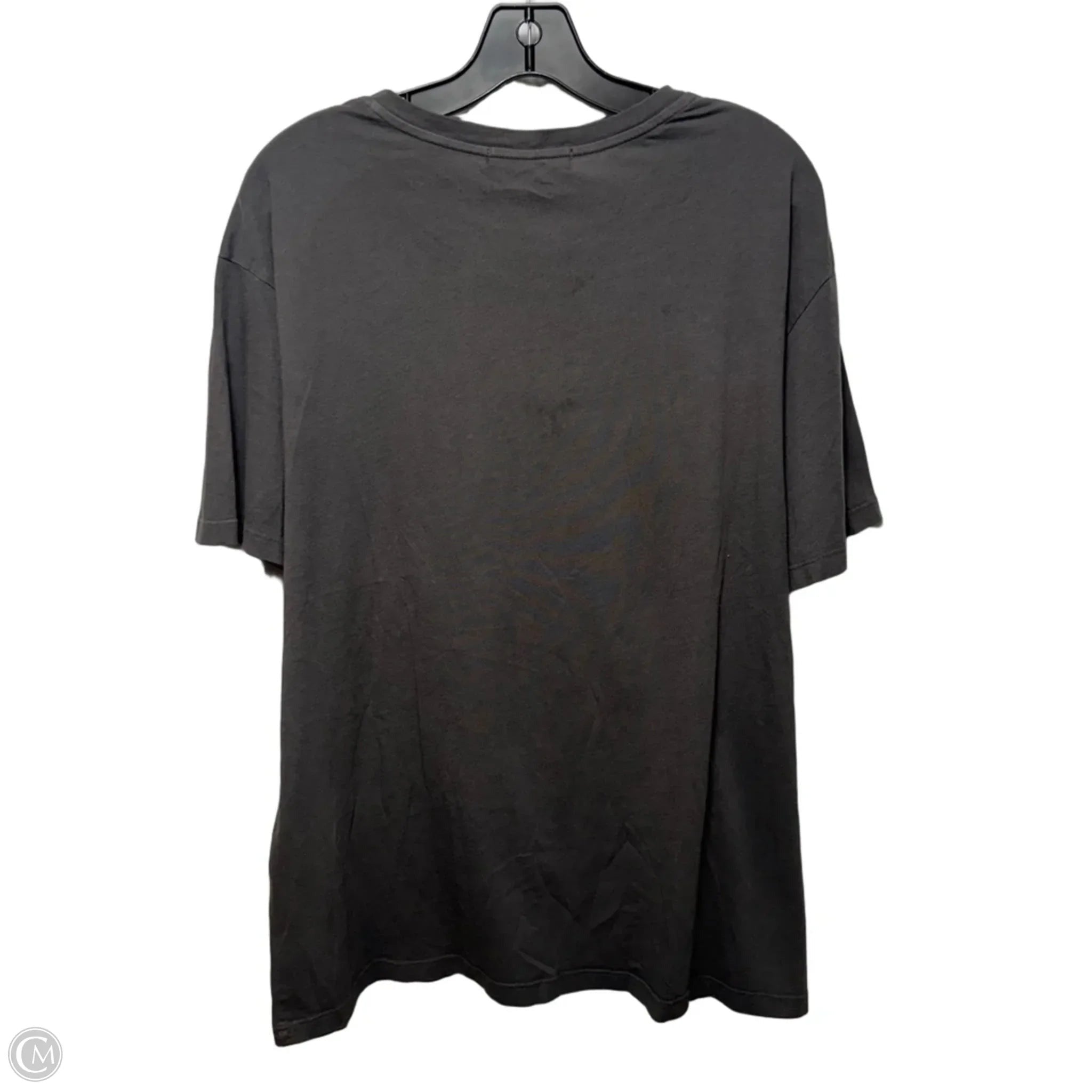 Stevie Nicks Top Short Sleeve By Daydreamer In Grey, Size: Xl