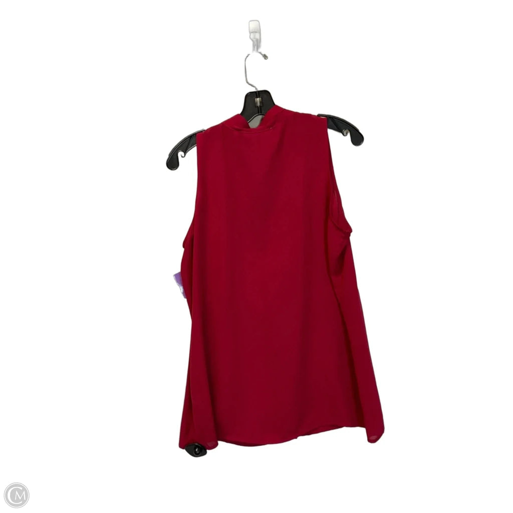 Top Sleeveless By Violet And Claire In Red, Size: L