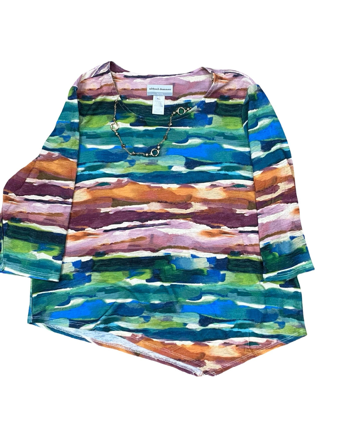Top Ls By Alfred Dunner In Multi, Size:Xlp