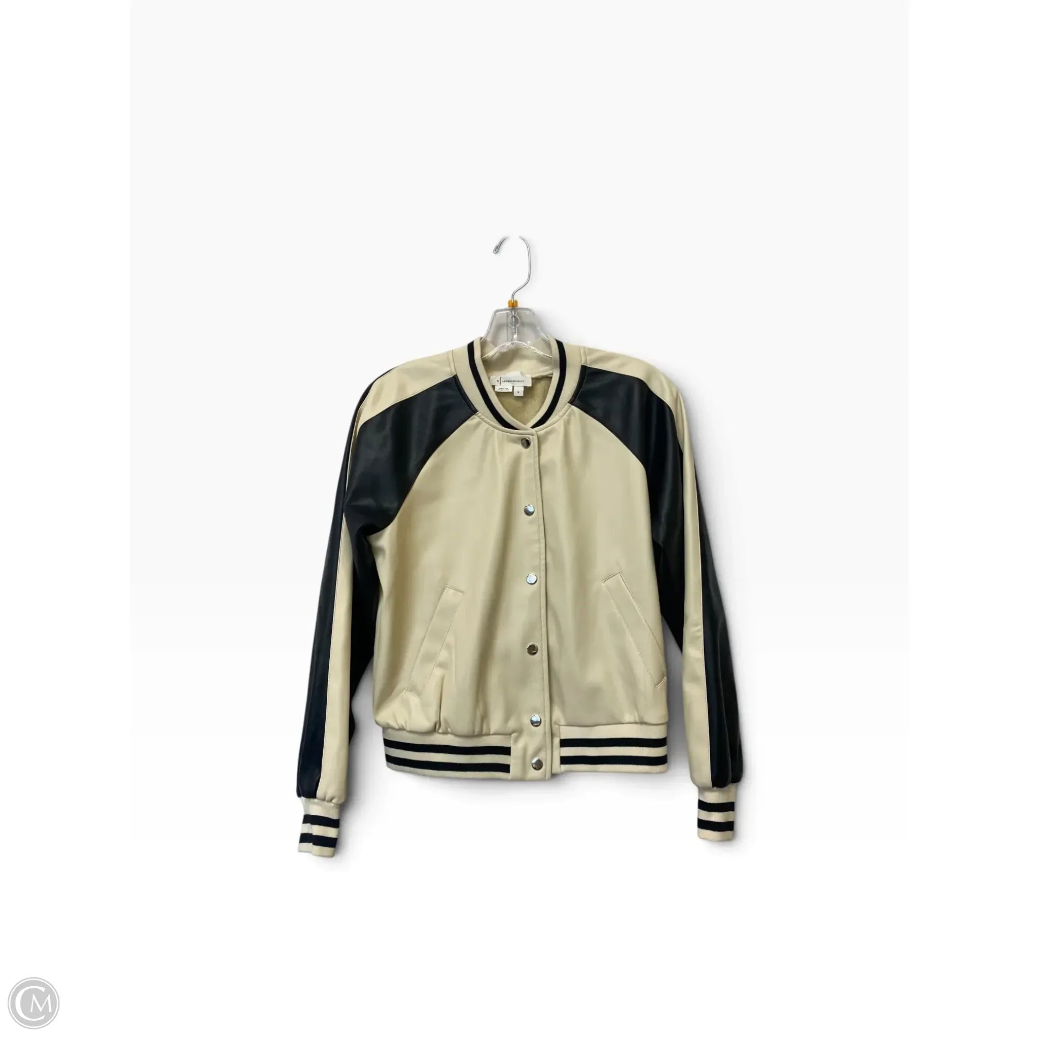 Jacket Other By Anthropologie In Black & Cream, Size: M
