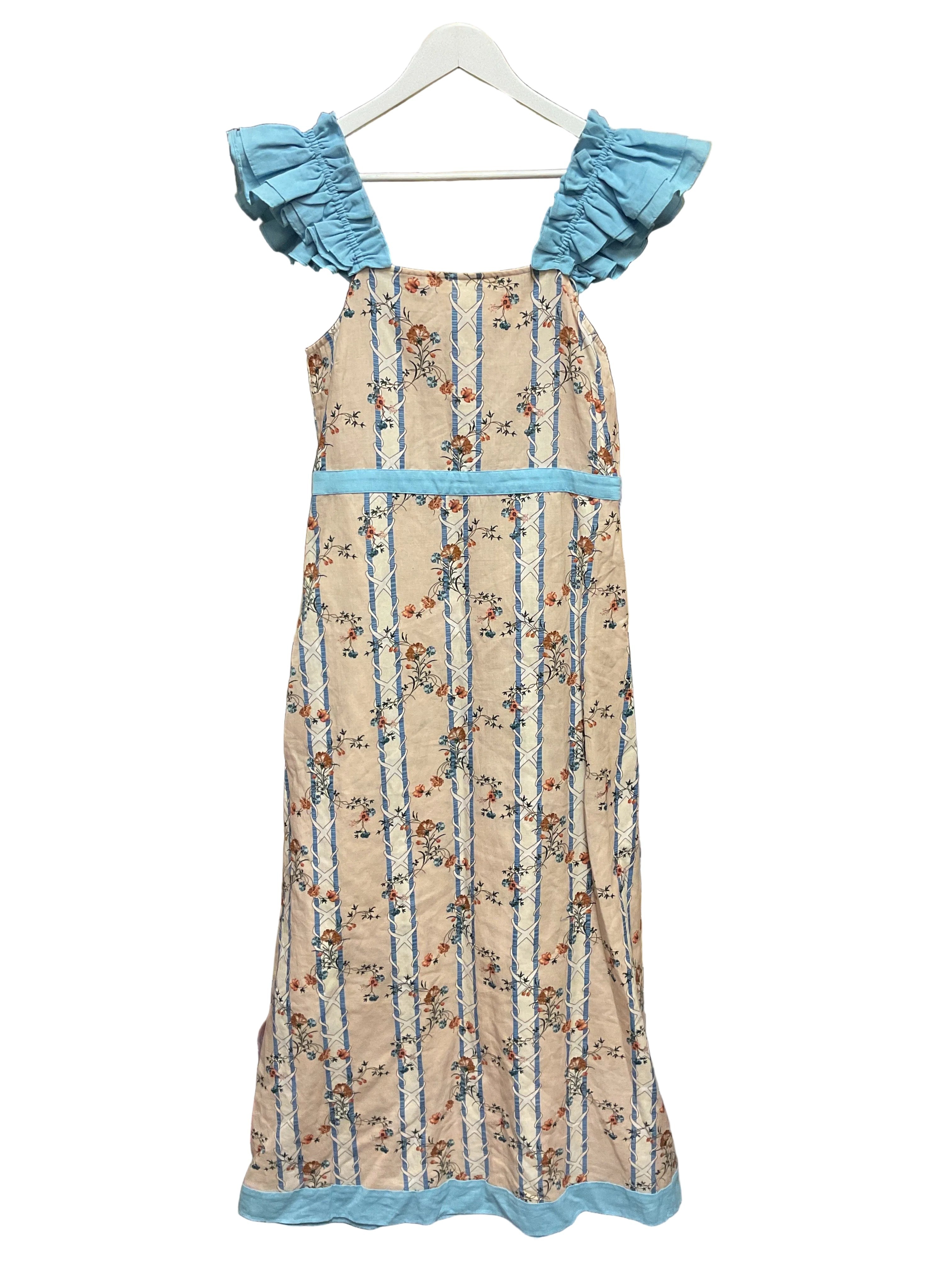 Dress Party Long By Anna Cate In Tan, Size:M