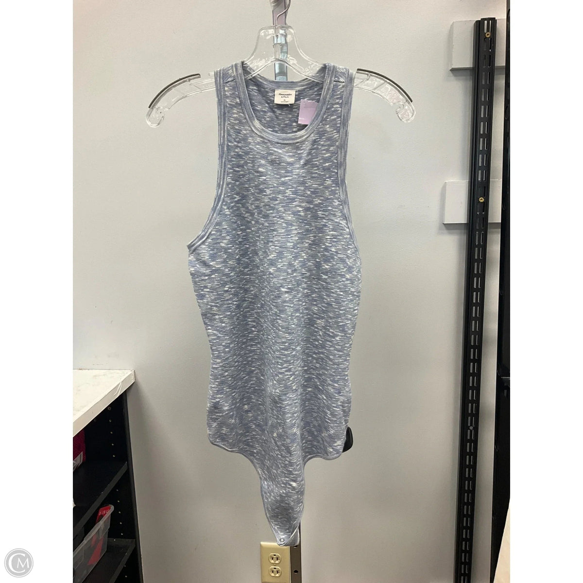 Bodysuit By Abercrombie And Fitch In Blue & White, Size: Xl