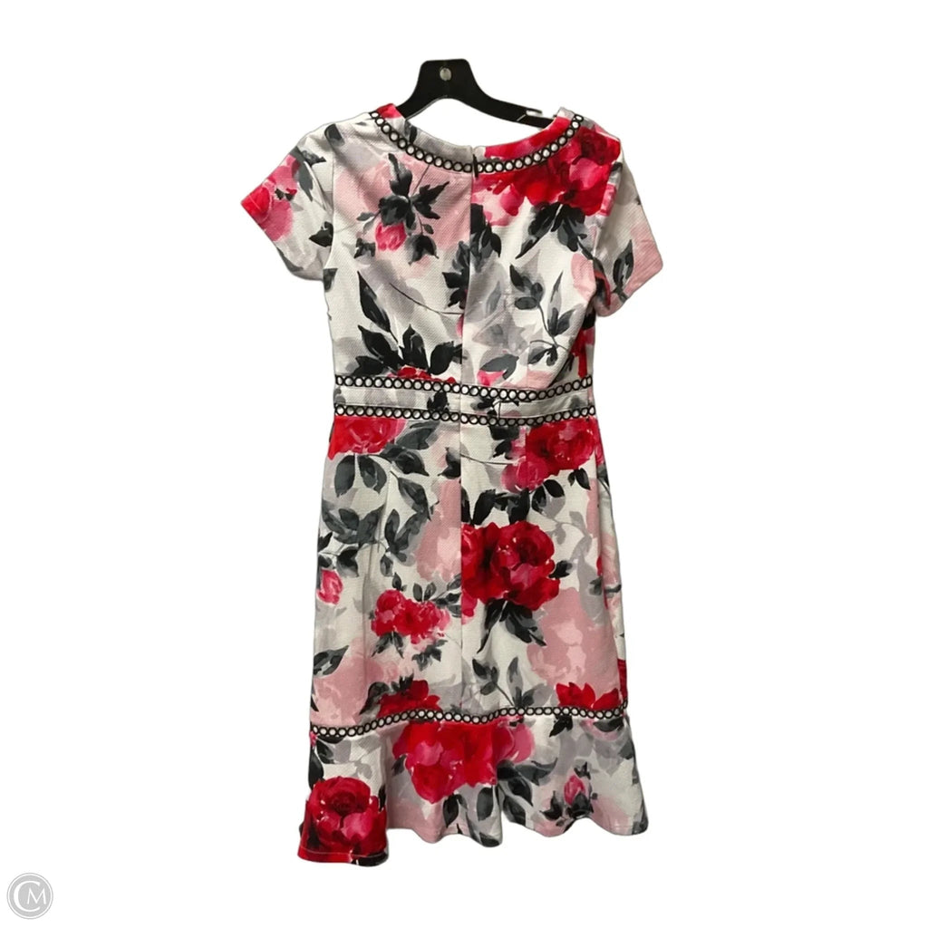 Dress Designer By Karl Lagerfeld In Floral Print, Size: 4