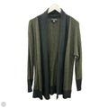 Sweater Cardigan By Ab Studio In Green, Size: M