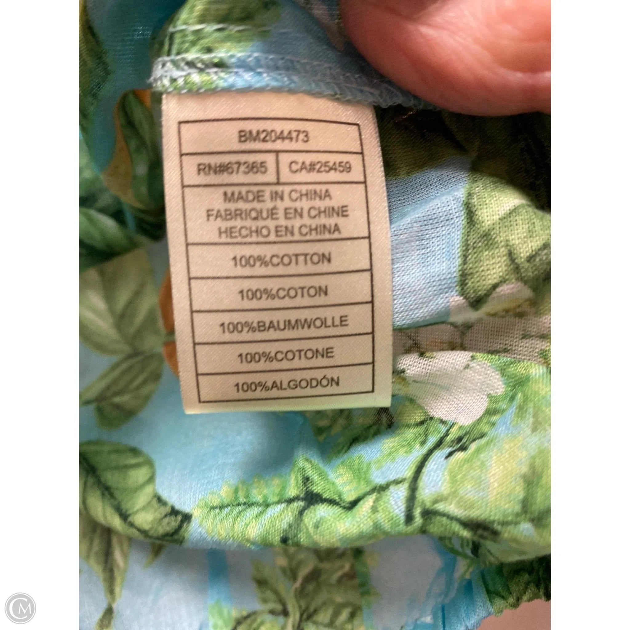 Top Short Sleeve By Bb Dakota In Blue, Size: M
