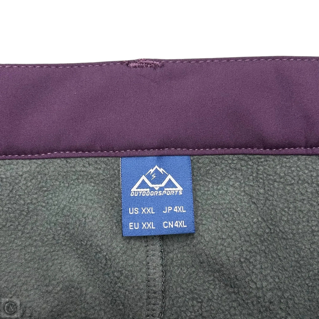 Pants Snow By Outdoors Sports In Grey & Purple, Size: Xxl