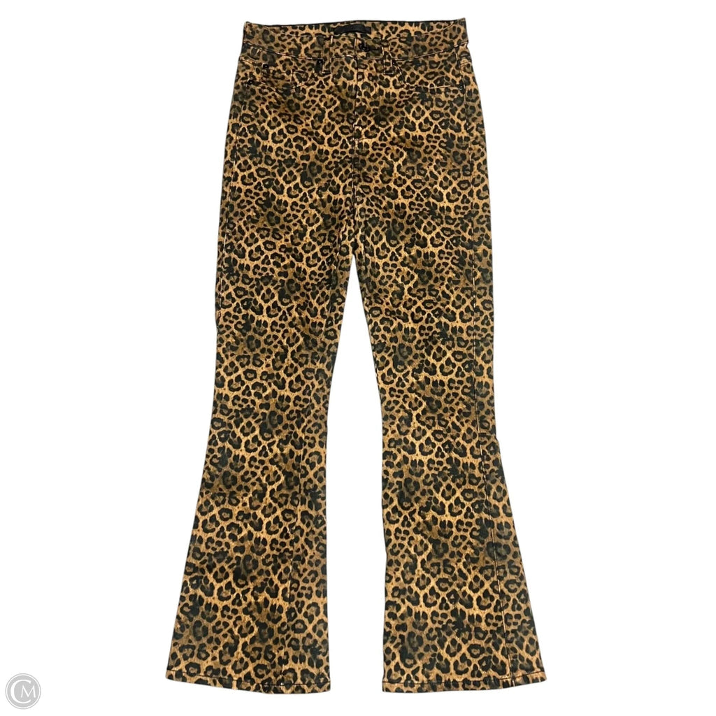 Jeans Flared By 7 For All Mankind In Leopard Print, Size: 2